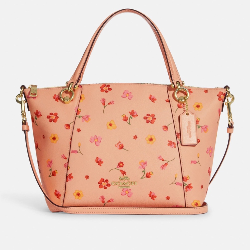 COACH BRAND NEW Kacey Satchel With Mystical Floral Print - Picture 1 of 8
